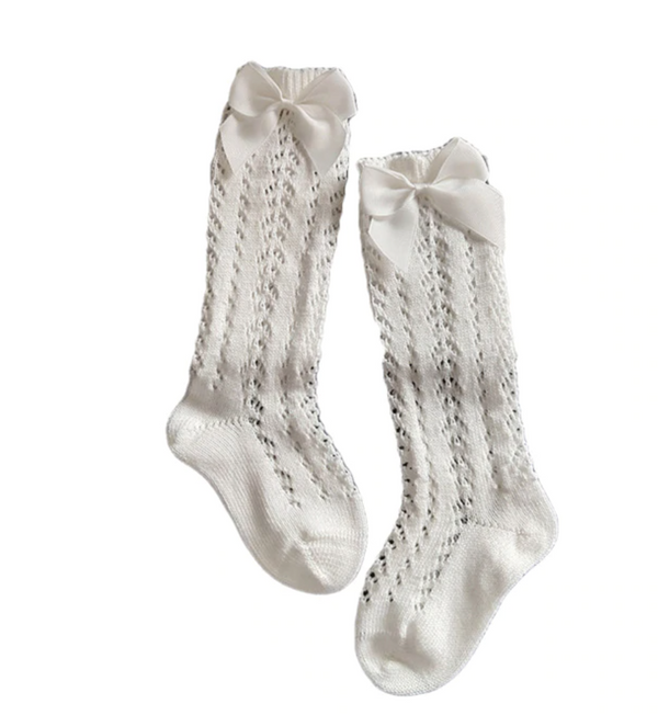 Lace Bow Socks