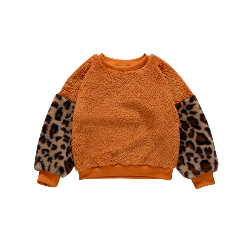 Leopard Fluffy Sweater