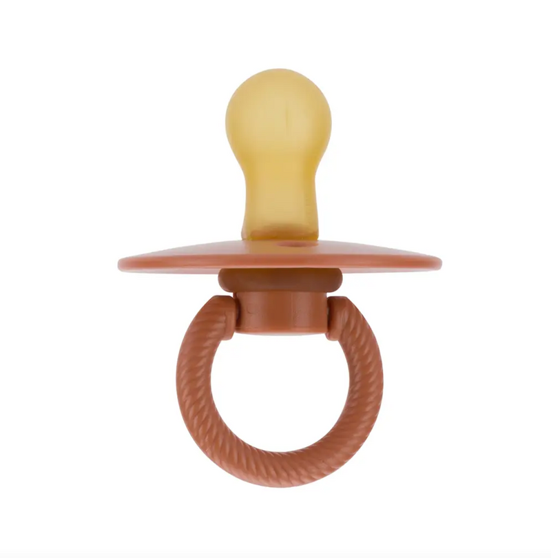 Chocolate/Caramel Natural Rubber Pacifiers